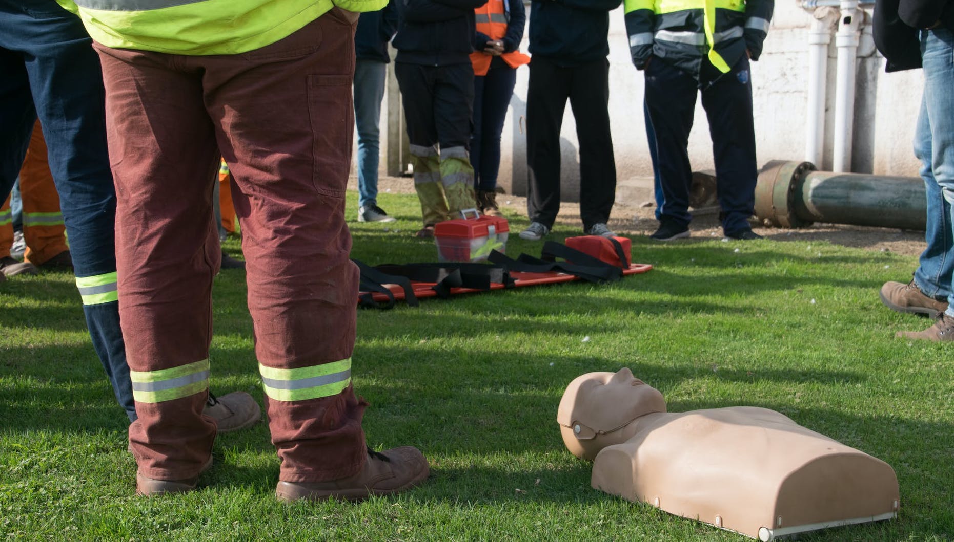 Image of a CPR class in progress